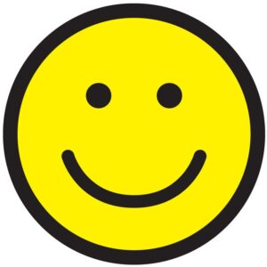 Smile icon. Happy face symbol.